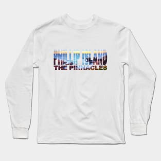 PHILLIP ISLAND The Pinnacles - Victoria Australia Sunset Long Sleeve T-Shirt